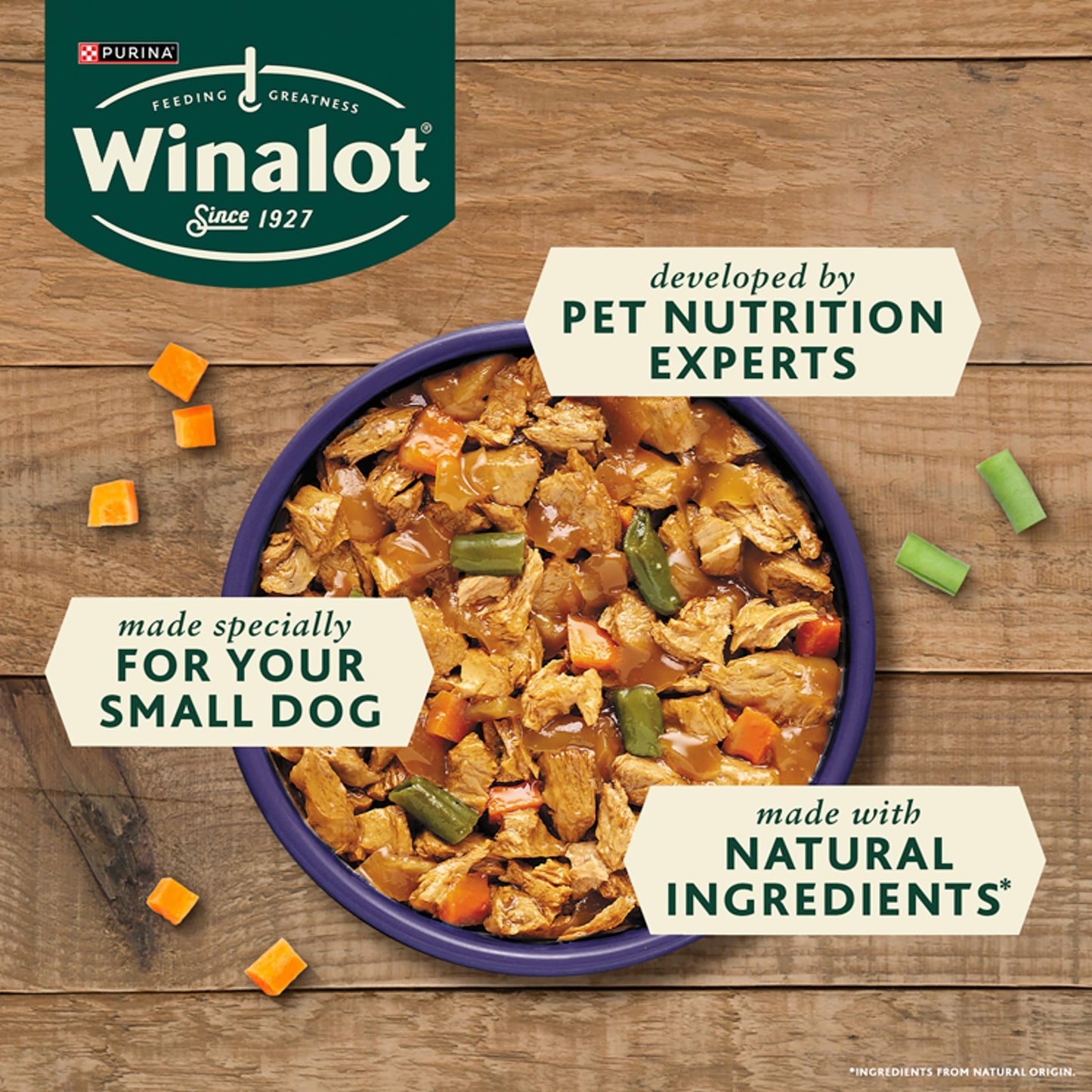 WINALOT Sunday Dinner Mixed in Gravy Wet Dog Food Pouches 40x100g