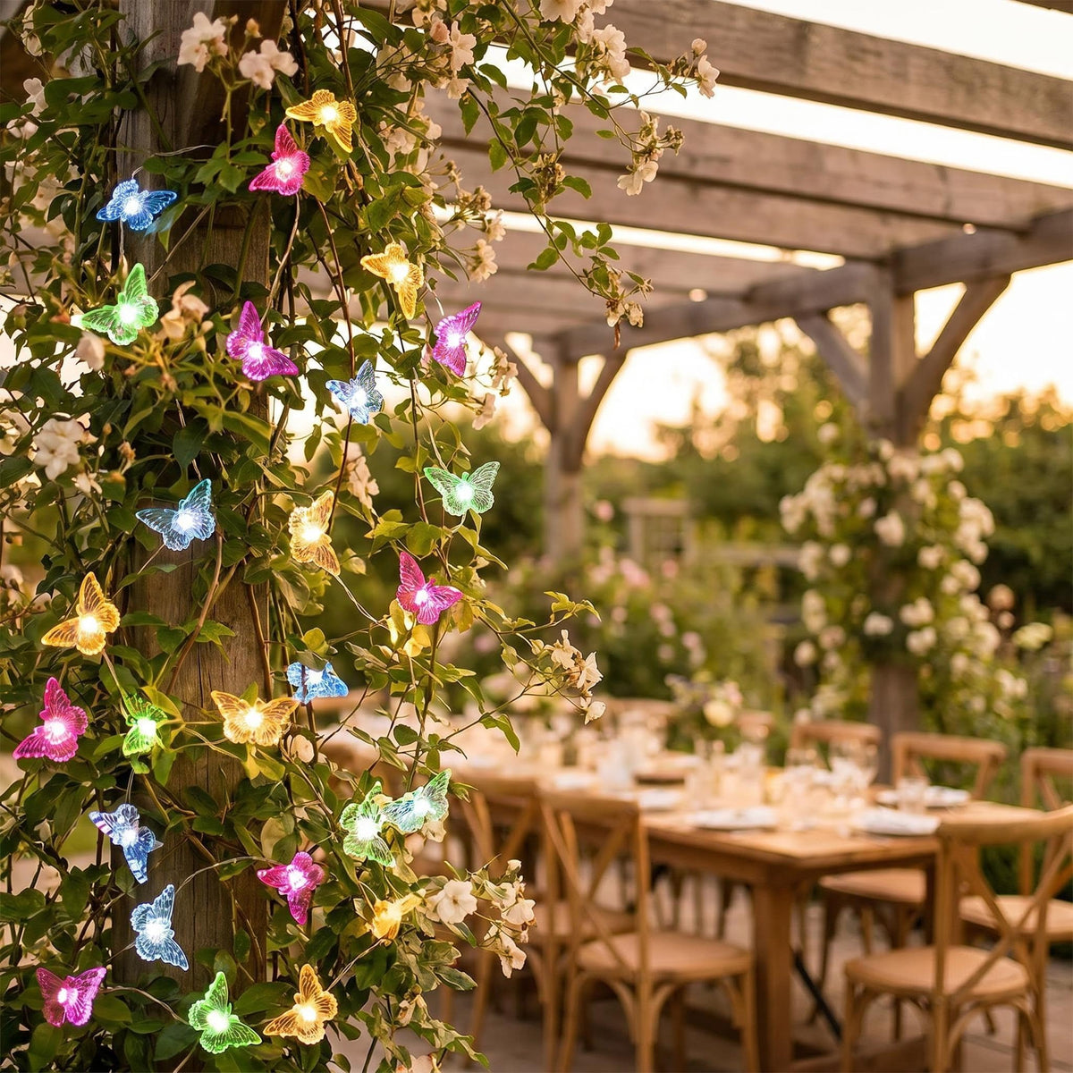 2M 20 LED Pink Cherry Blossom Fairy Lights, Battery Operated Flower String Lights for Bedroom Decor, Indoor Spring and Christmas Decorations, Girls Room Gift (Flowers)