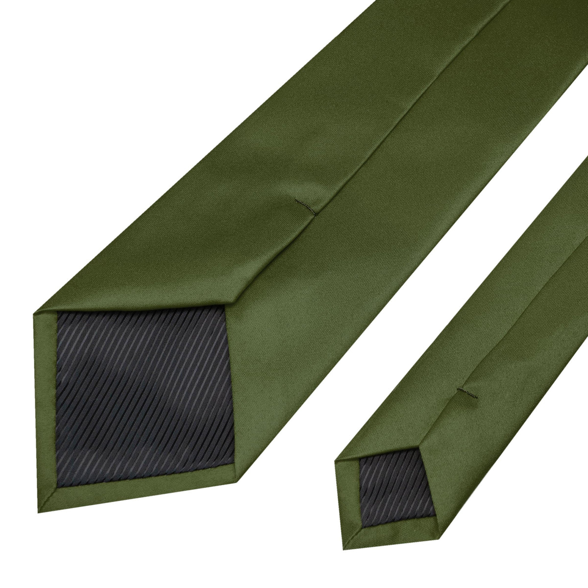 RBOCOTT Solid Color Tie Mens Necktie for Business and Wedding Party