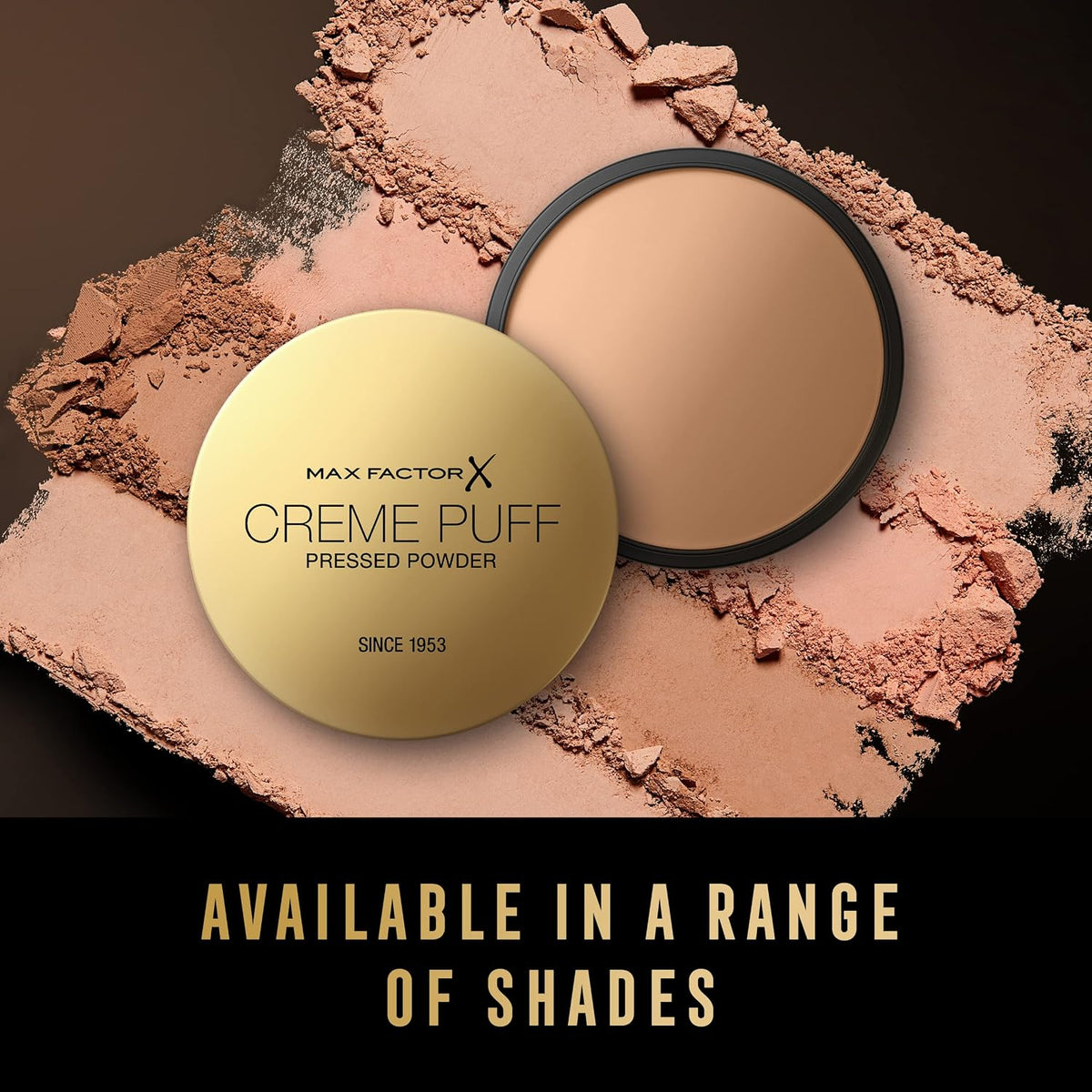 Max Factor Crème Puff Pressed Powder, 41 Medium Beige, 14g