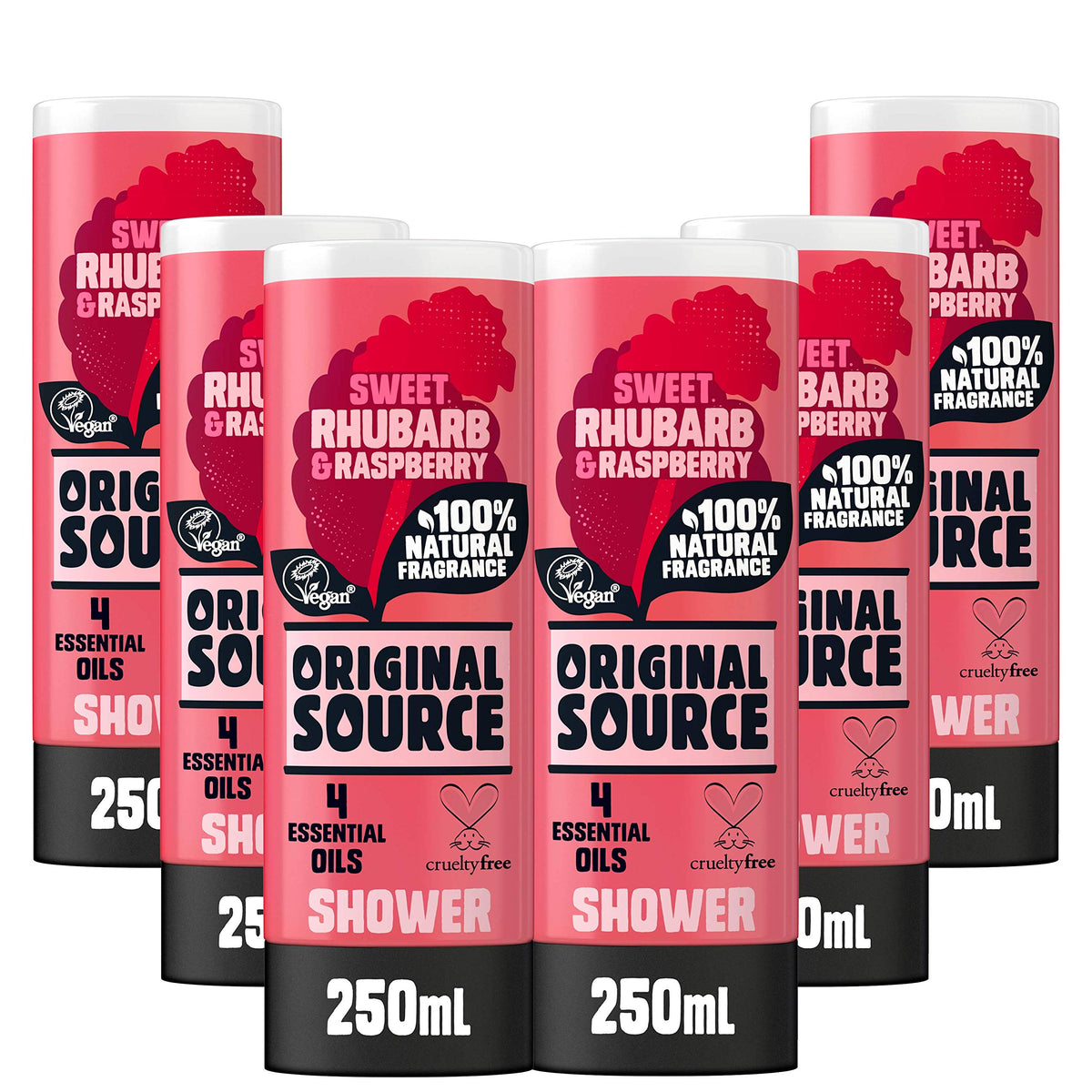 Original Source Coconut & Shea Butter Shower Gel, 6x250ml