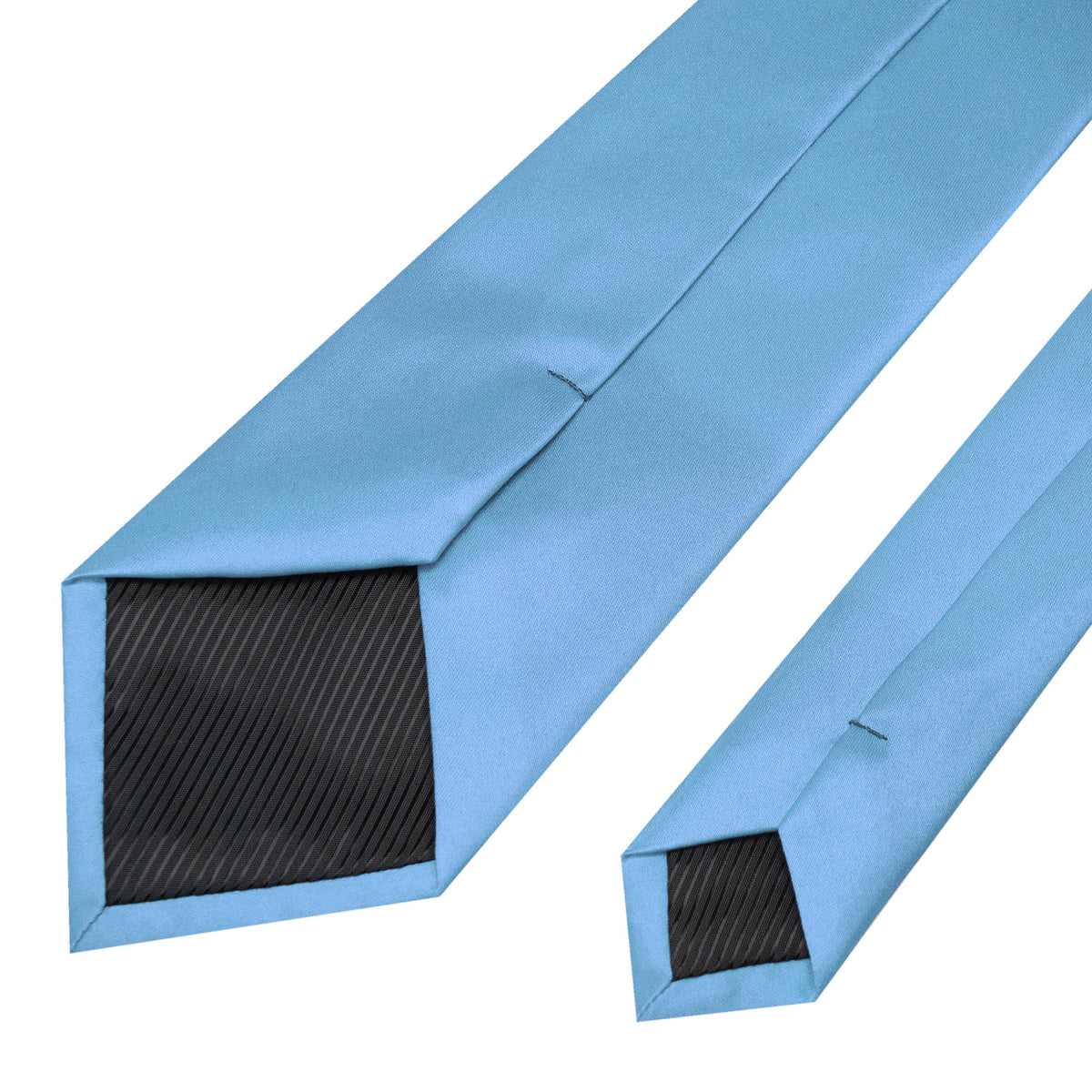 RBOCOTT Solid Color Tie Mens Necktie for Business and Wedding Party