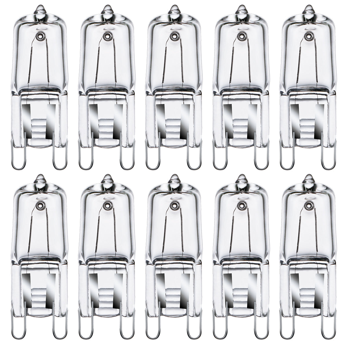 GMY G9 Halogen Bulbs 28W (29W) 230V 320Lm 2800K Warm White Dimmable Light Bulb for Ceiling Light 10 Pack