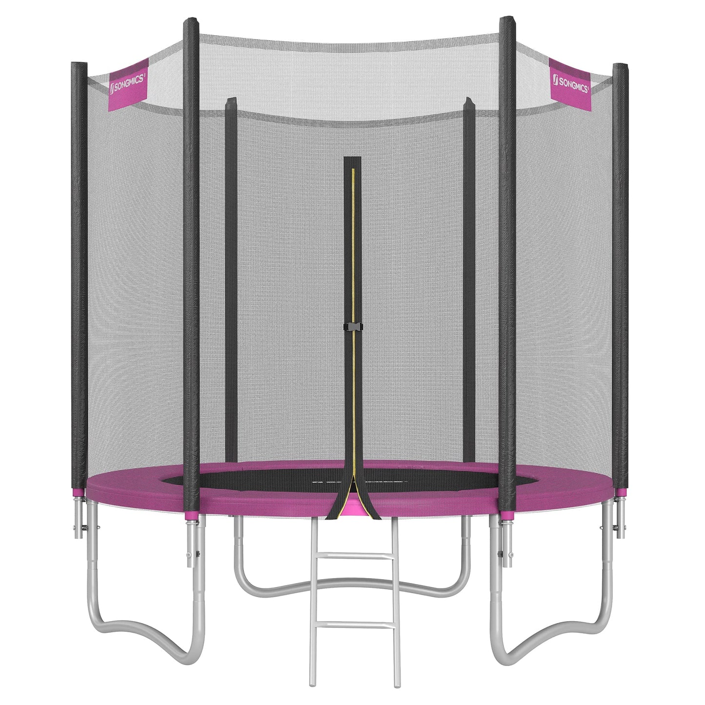 SONGMICS 10ft Children's Outdoor Trampoline with Safety Net & Ladder — Max 100 kg | 2-Year Warranty