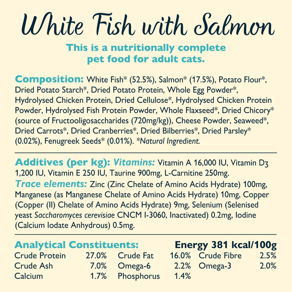 Lily’s Kitchen Chicken with Veggies, Complete, Adult Cat Dry Food (2kg), With Natural Ingredients, Grain-Free Recipe, Balanced Nutrition, Proper Kibble, Dry Cat Food Chicken