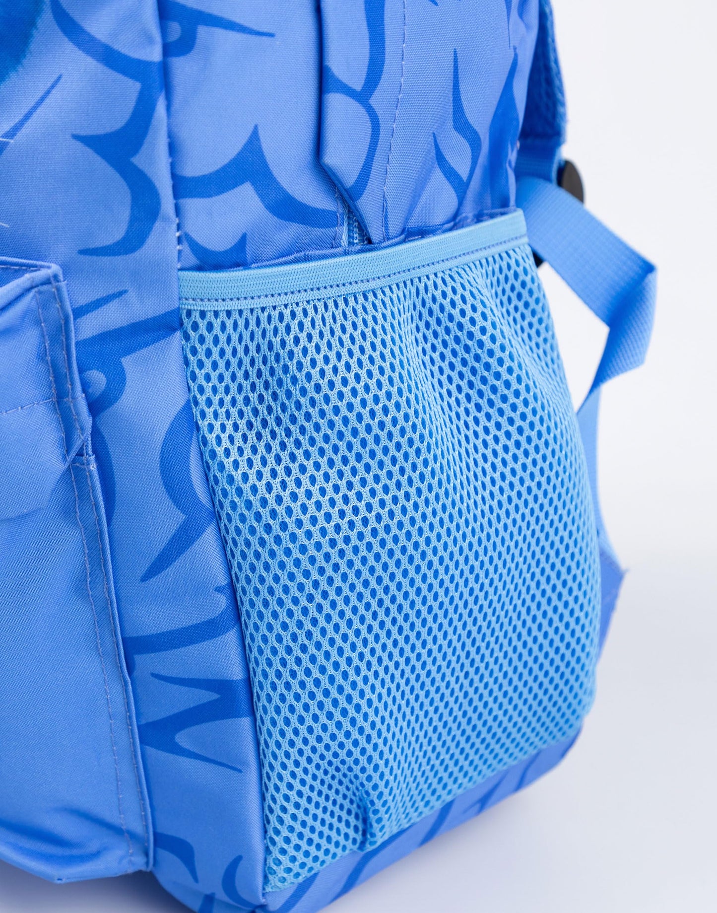 KPop Demon Hunters K-Pop Demon Hunters Derpy Tiger Blue Backpack | Kids School Bag with Front Zip Pocket | Padded Shoulder Straps & Chest Strap | K-Pop Demon Hunters Merch