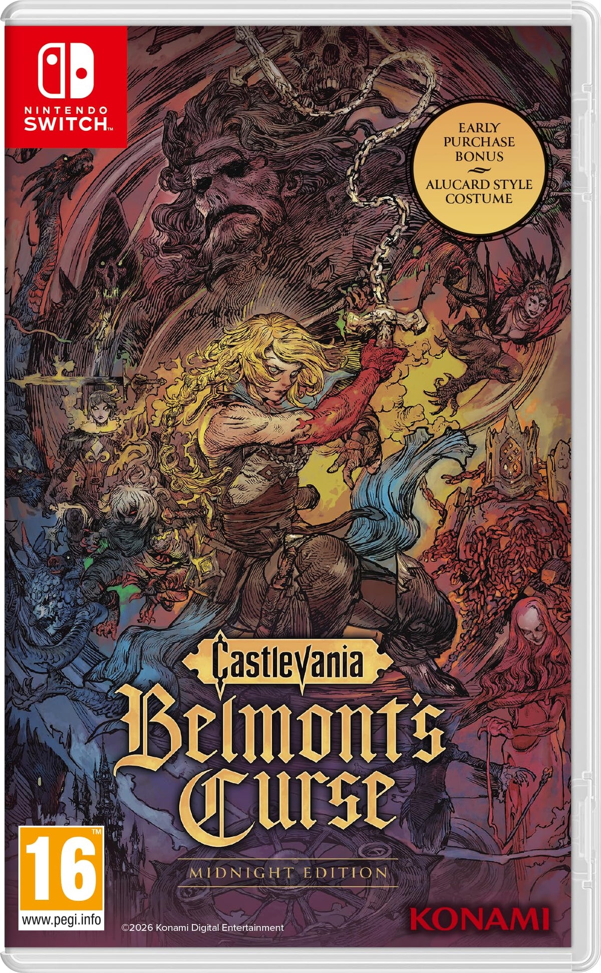 Castlevania: Belmont’s Curse-Midnight Edition Steelbook Bundle - PS5