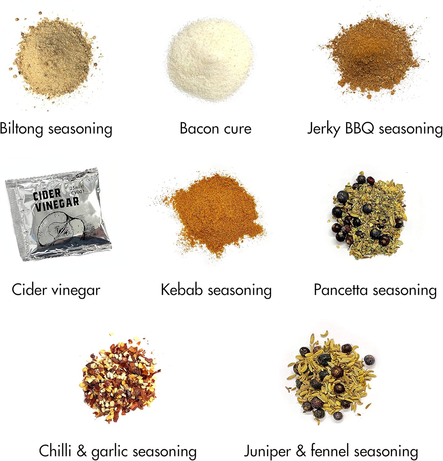 Ultimate Meat Kit - 8 Meat - Make your own Bacon, Biltong, Jerky, Doner Kebabs, Shish Kebabs, Kofte Kebabs and Pancetta
