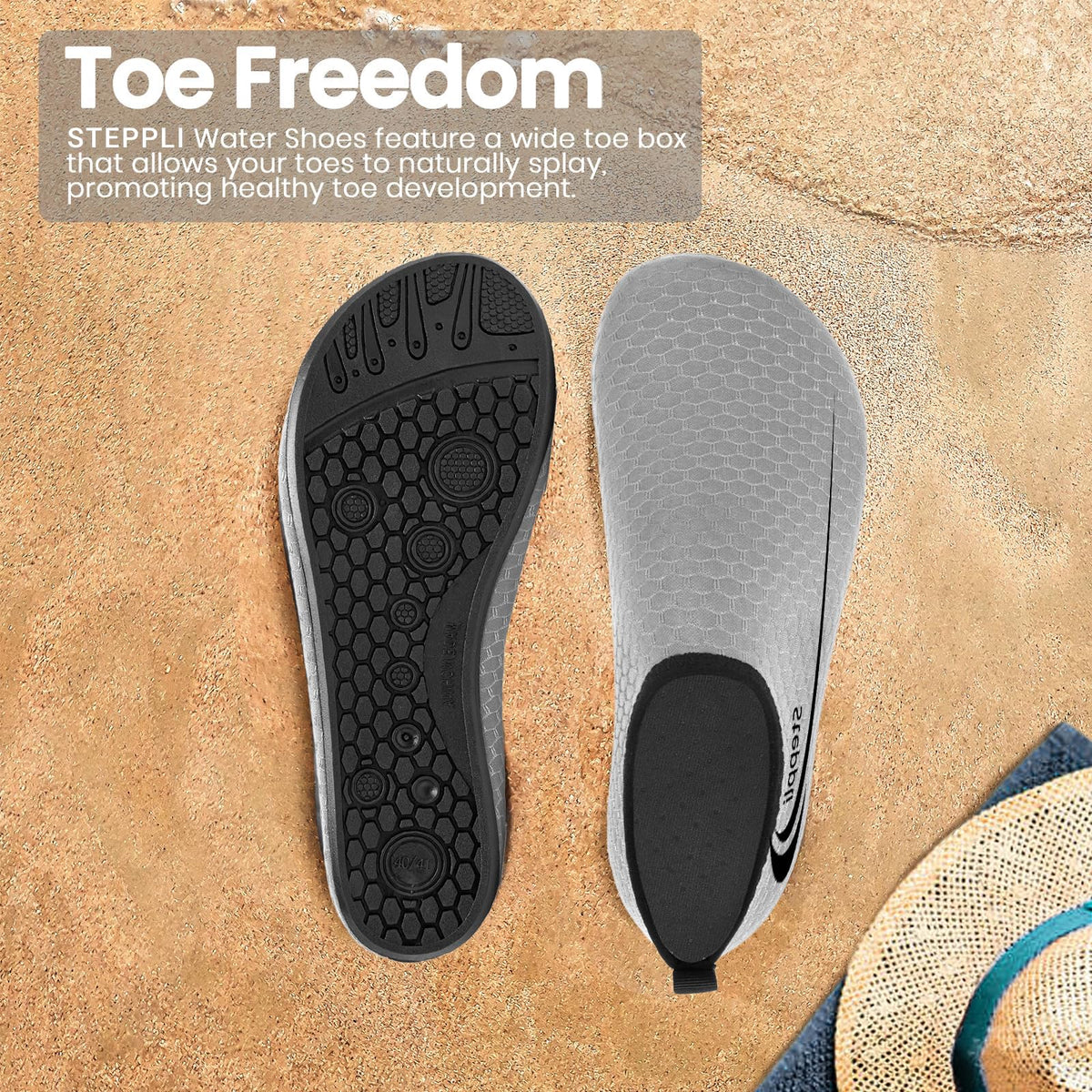 Steppli Water Shoes Swim Aqua Shoes for Men Women