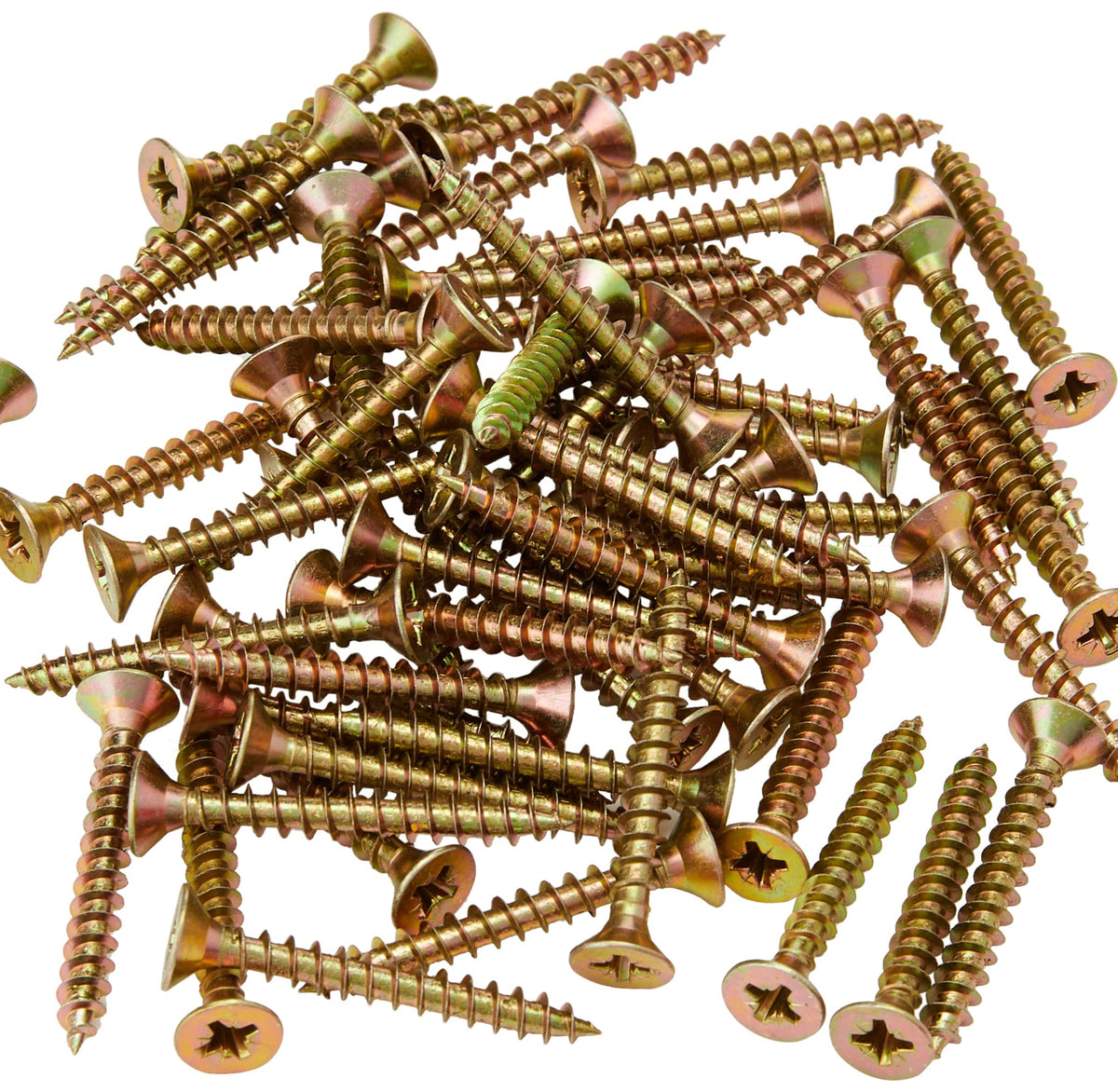 ForgeFix Multi-Purpose Single Thread Screws | 3.5 x 40mm | Zinc | Box 200