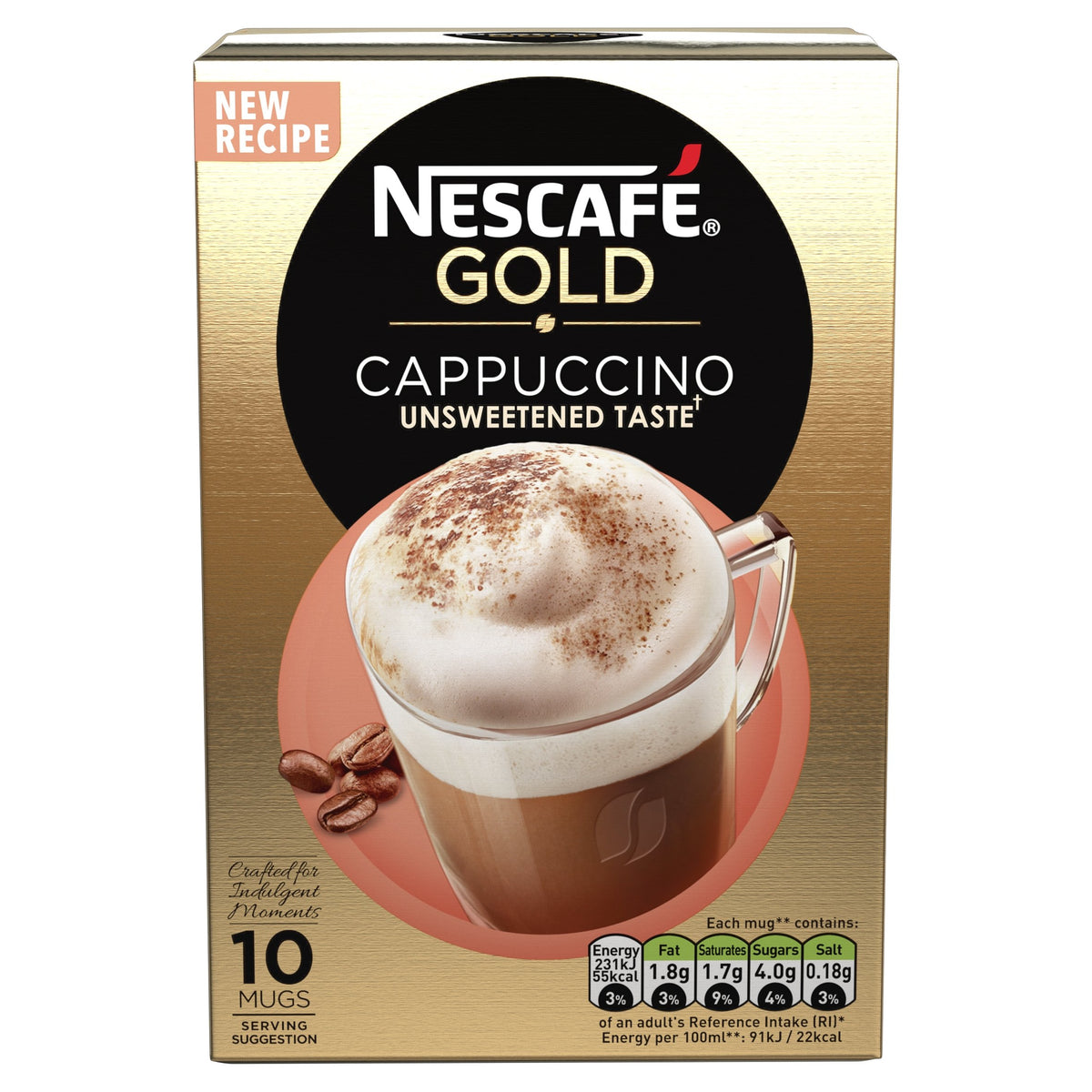 NESCAFÉ Latte Instant Coffee Sachets - 72 x 18g