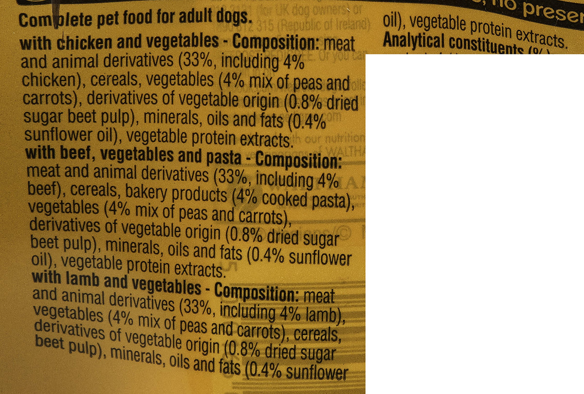 Pedigree Adult Dog Wet Food Can, Mixed Selection Gravy, 12x400g