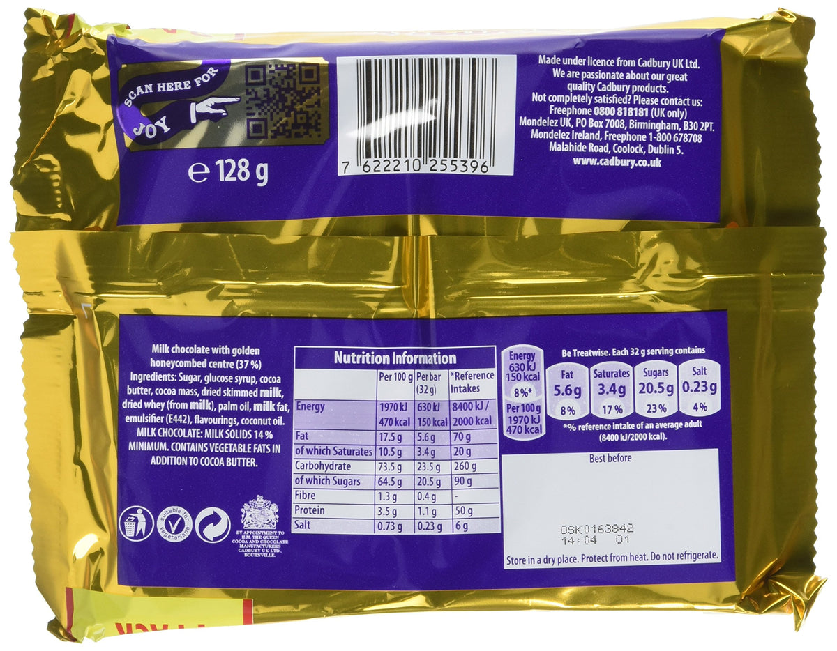 Cadbury Crunchie Single (Pack of 12)