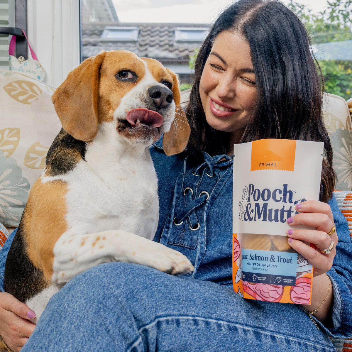 Pooch & Mutt - Puppy Beef Jerky, Training Treats, Pack of 1x80g