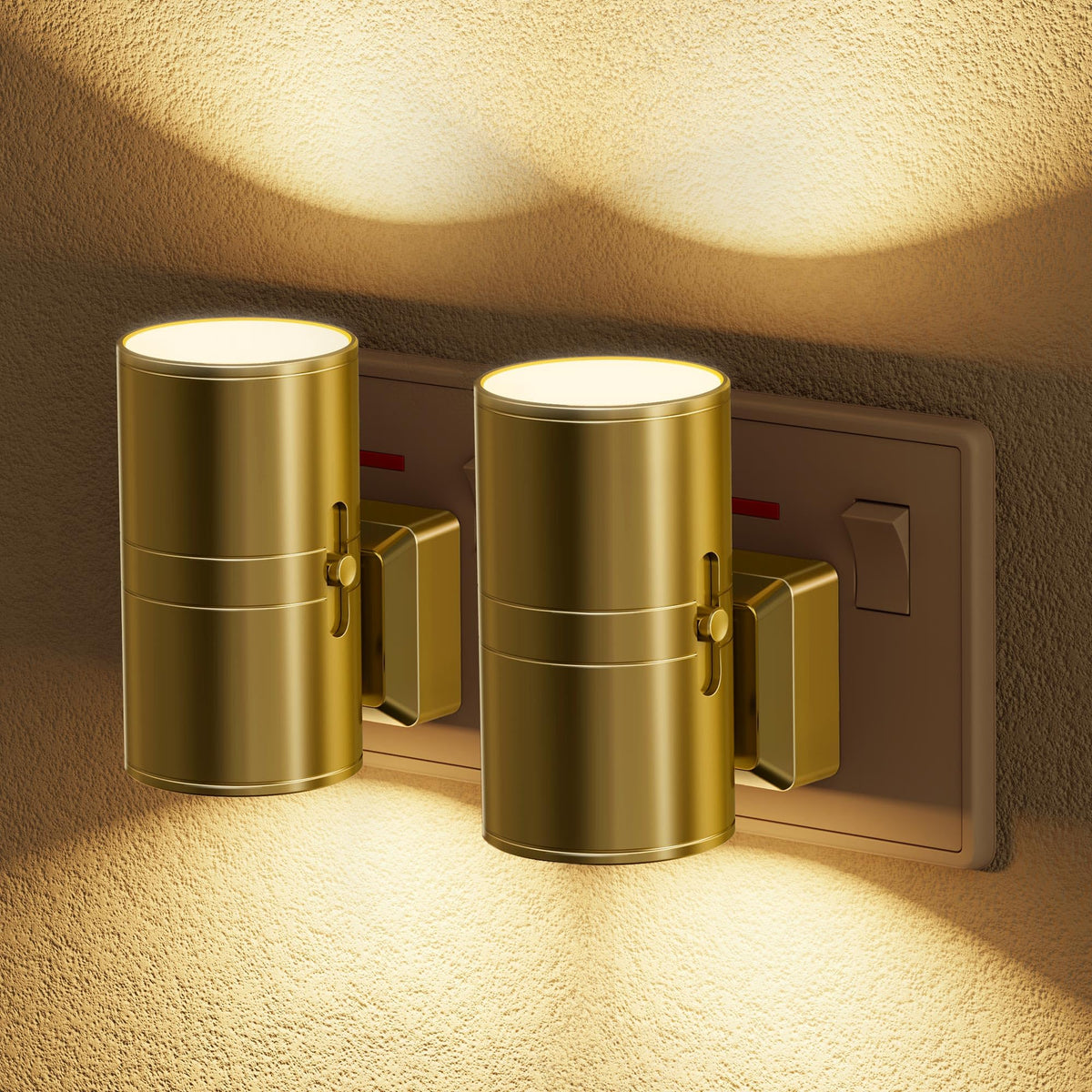 JandCase Night Light, Night Light Plug in Wall with Dusk to Dawn Sensor