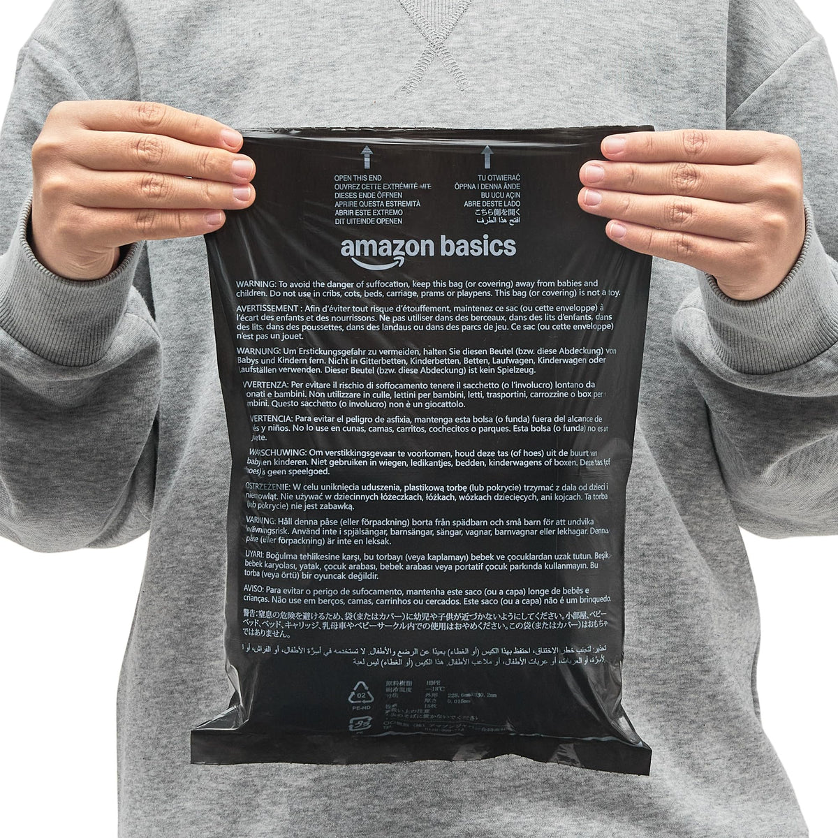 Amazon Basics Dog Poop/Waste Bags without Dispenser, Lavender, 300 Bags (20 Packs of 15 Bags)