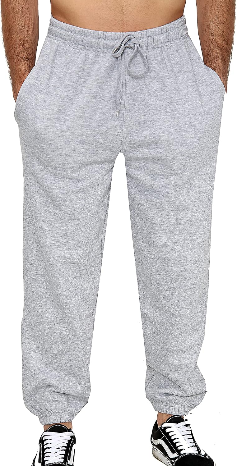 SKYTEX UK Mens Fleece Jogging Bottoms Pants Trousers Casual Sizes S - 8XL, 4 Colours
