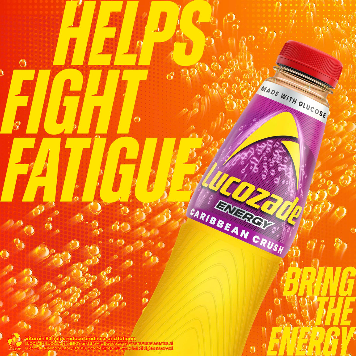 Lucozade Energy Cherry 500ml (Pack of 12)