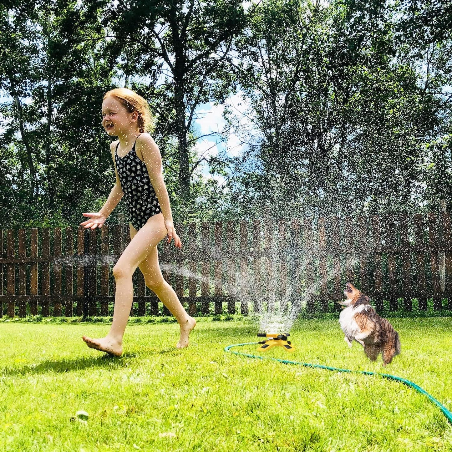 Garden Water Sprinkler Toy for Kids 3-7 Years Old - Outdoor Lawn and Vegetable Yard Sprinkler for Toddlers