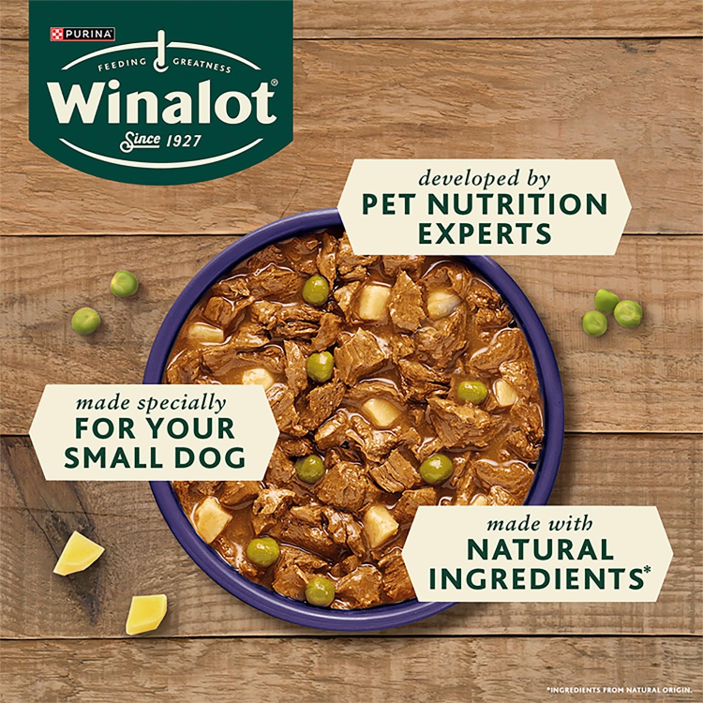 WINALOT Sunday Dinner Mixed in Gravy Wet Dog Food Pouches 40x100g