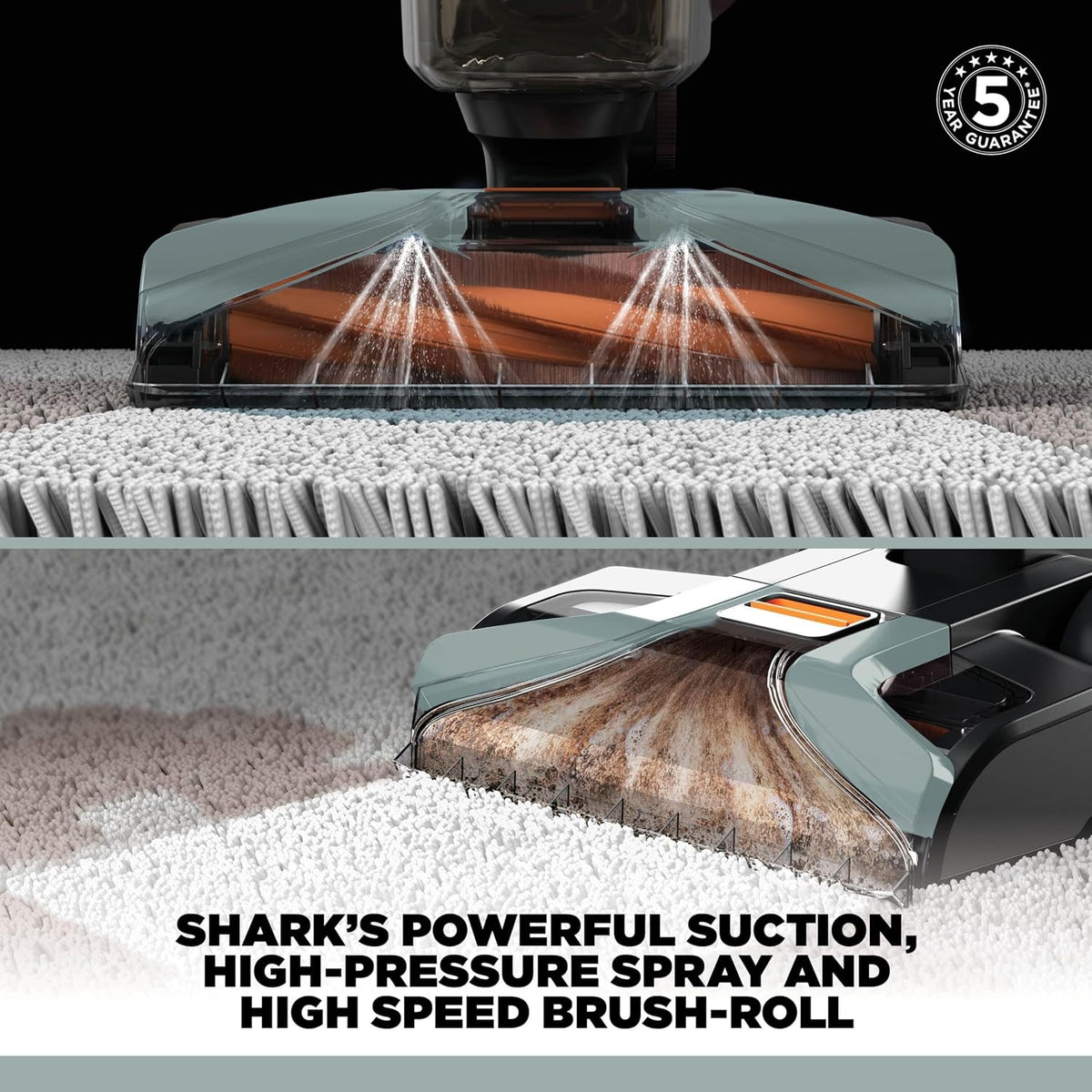 Shark CarpetXpert Deep Clean Carpet Cleaner, 2.3L. 960W, Grey, EX150UKCP