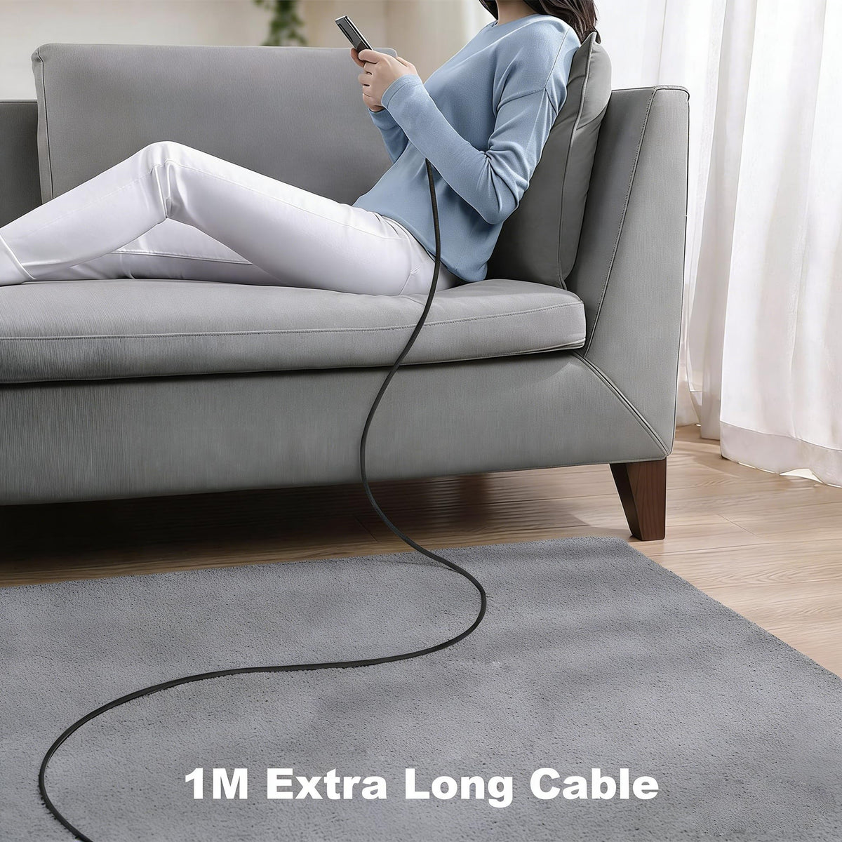 USB C to USB C Charger Cable 2M 2Pack, 60W Nylon Braided USB C to C Cable Original Fast Charge Type C Data Cable for iPhone 18 Pro Max/Duo/Fold/17e/17Air/16/Plus, Samsung Galaxy S26 S25, MacBook Air