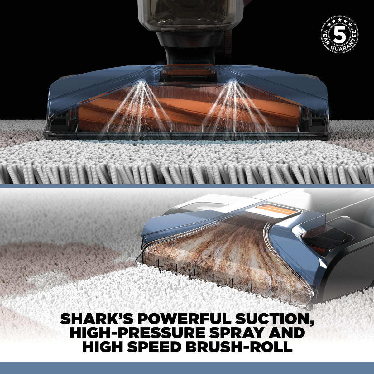 Shark CarpetXpert Deep Clean Carpet Cleaner, 2.3L. 960W, Grey, EX150UKCP