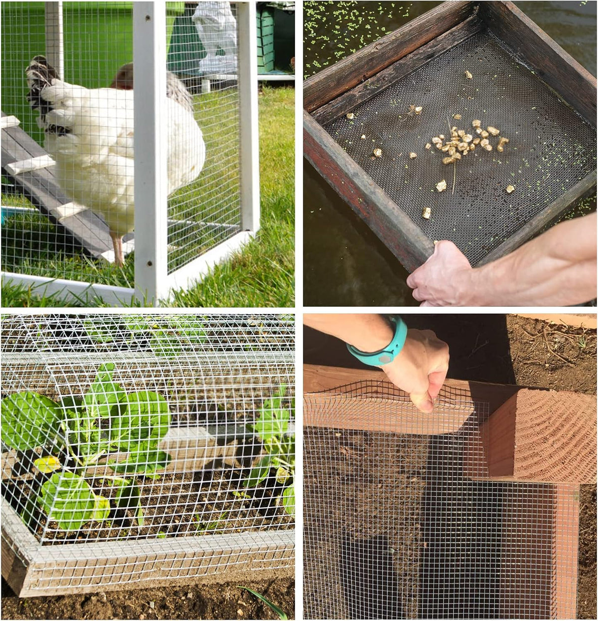 Rodent Mesh Galvanized Chicken Wire Metal Mesh Roll Rat Proof Kit 3Mx20cm