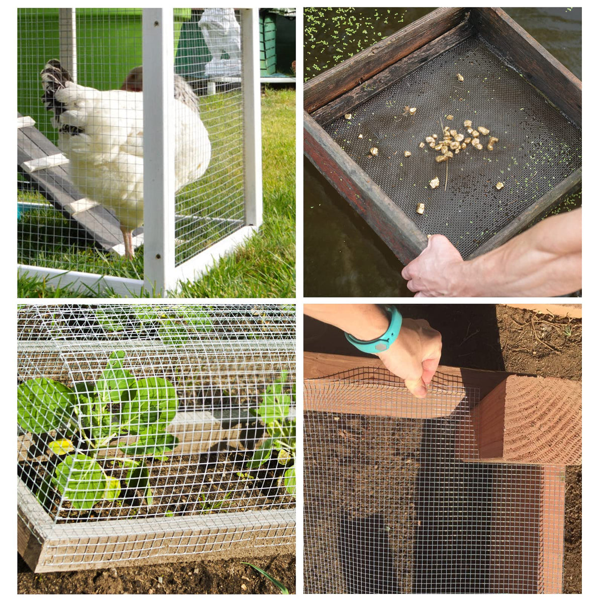 Rodent Mesh Galvanized Chicken Wire Metal Mesh Roll Rat Proof Kit 3Mx20cm