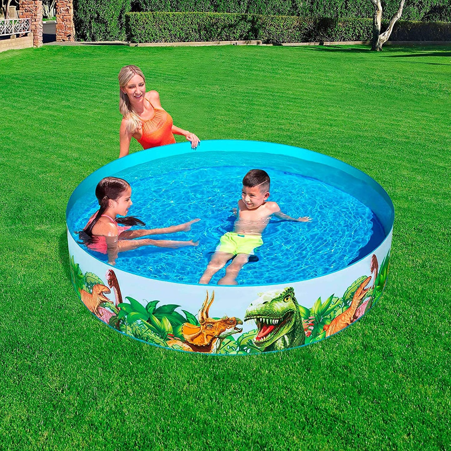 Bestway Sea Creature Kids Paddling Pool — 48 inch Round, 219 Litres | Toddlers & Children