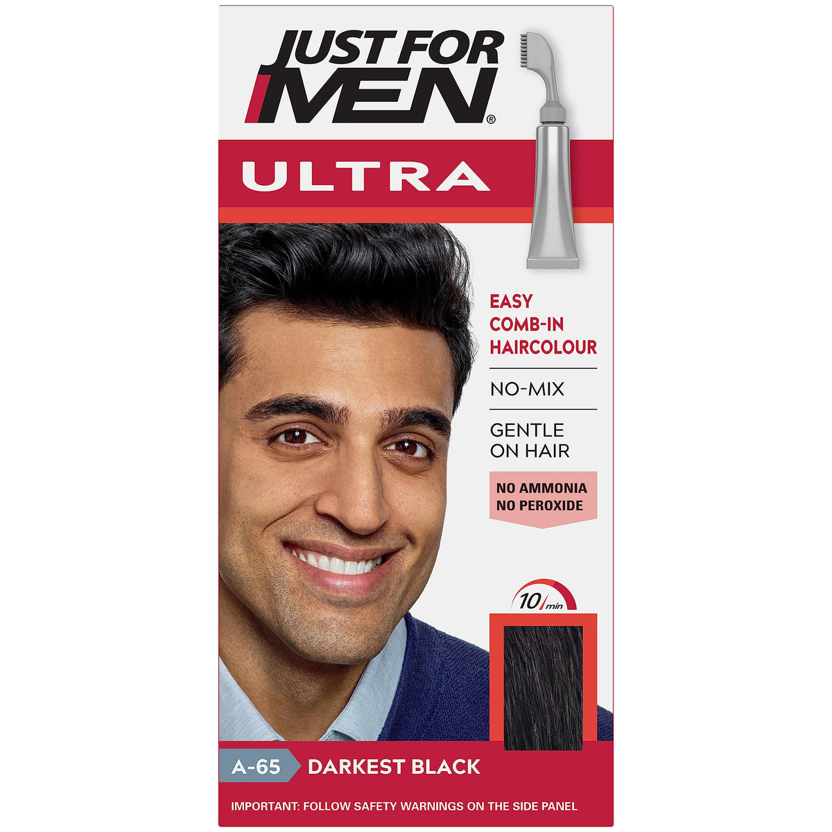 Just for Men Ultra, Hair Colour Dye, A45 Dark Brown