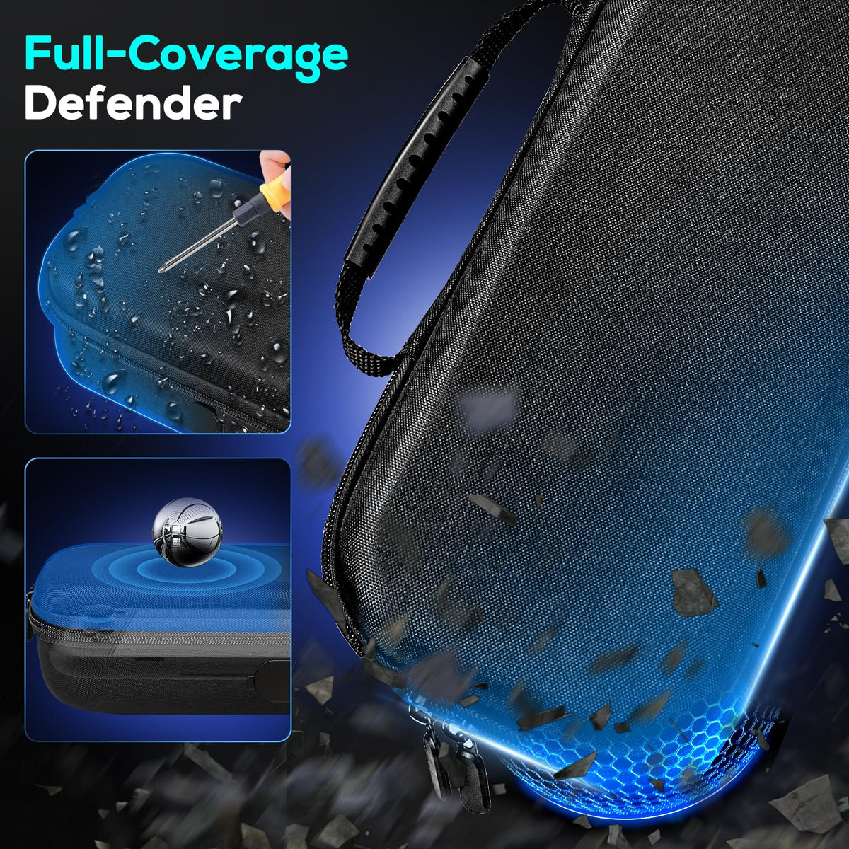 Case for Nintendo Switch 2, Travel Case with Charging Hole and 10 Game Card