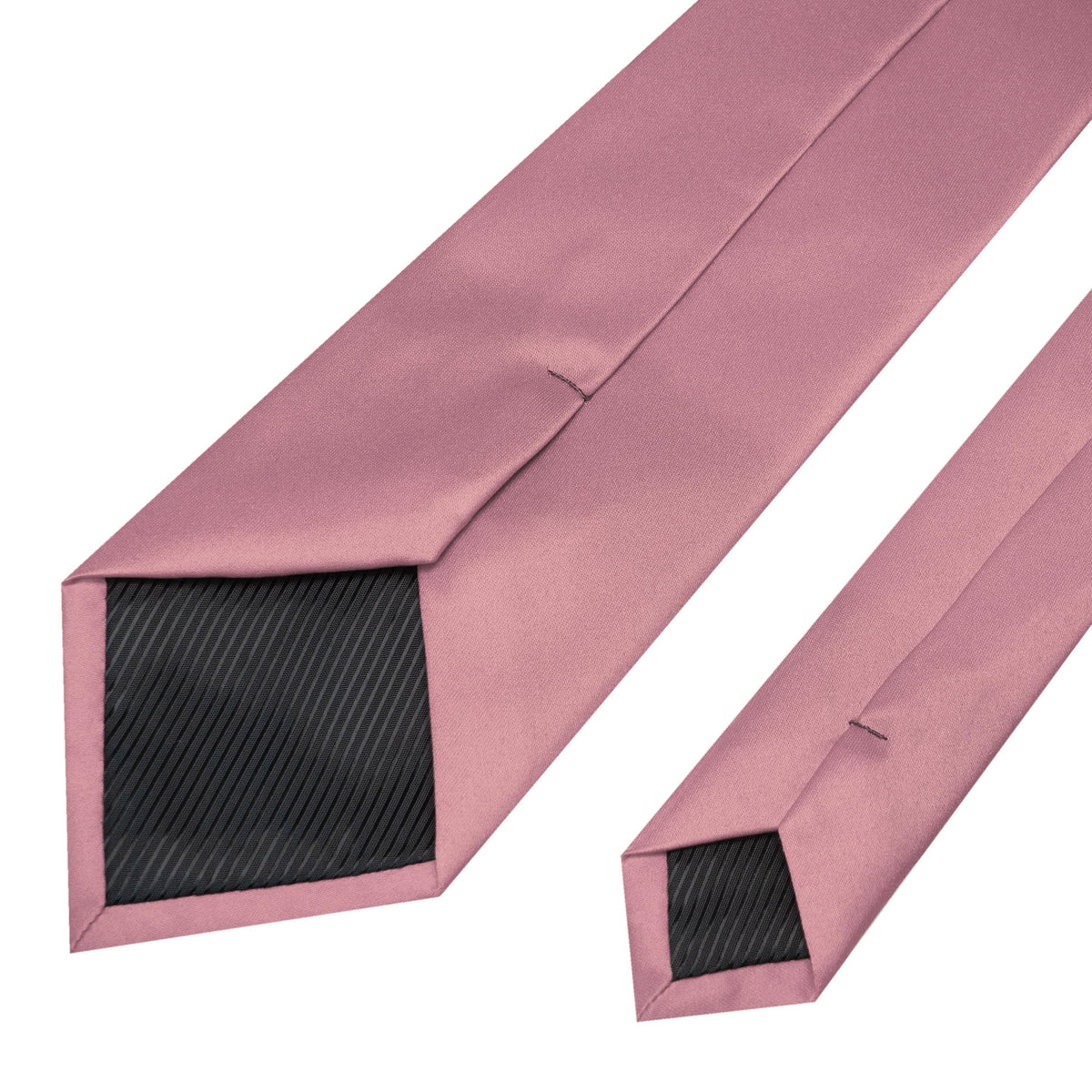 RBOCOTT Solid Color Tie Mens Necktie for Business and Wedding Party