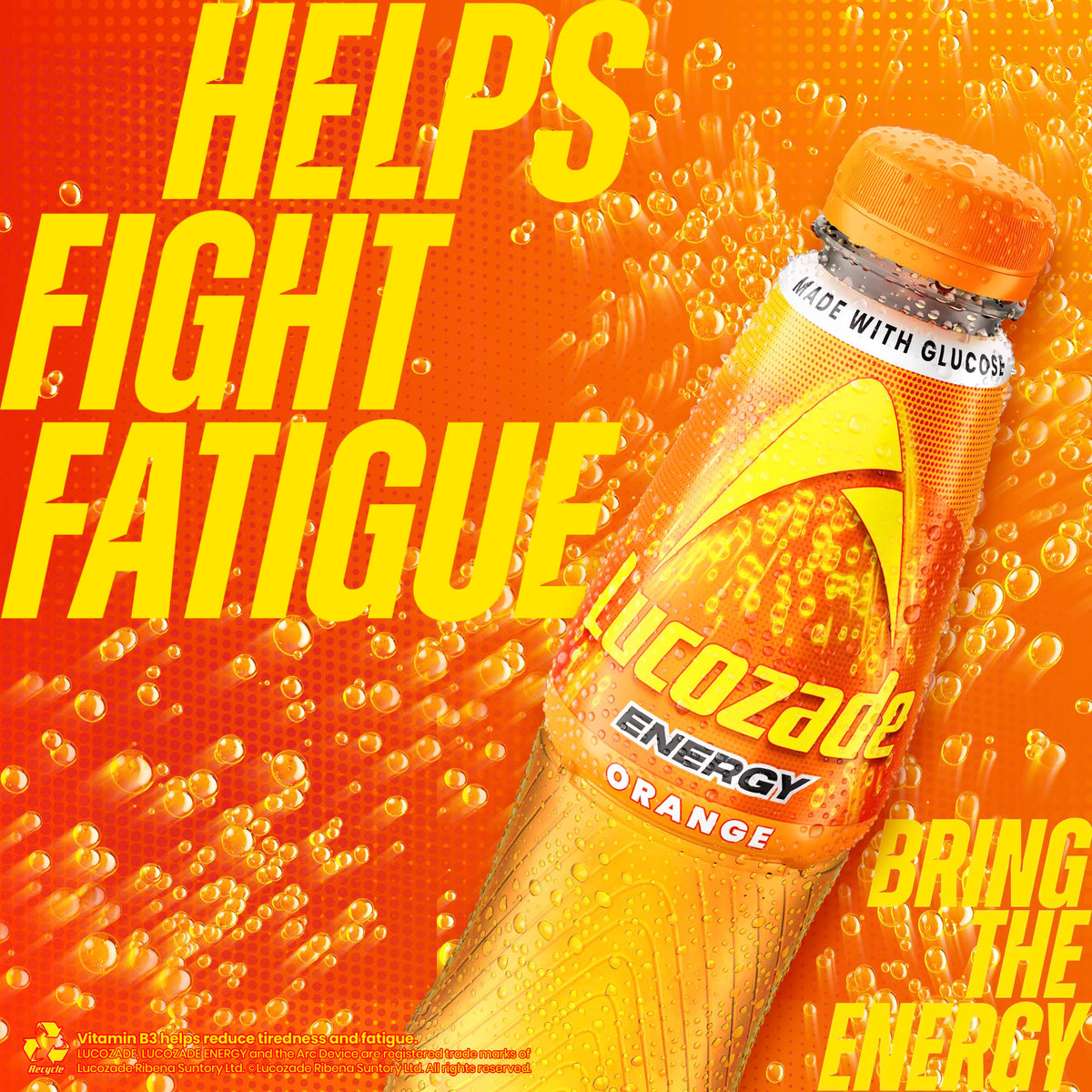 Lucozade Energy Cherry 500ml (Pack of 12)