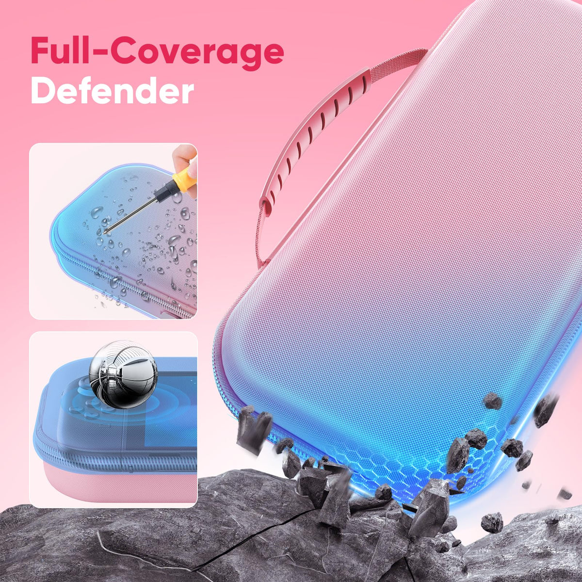 Case for Nintendo Switch 2, Travel Case with Charging Hole and 10 Game Card