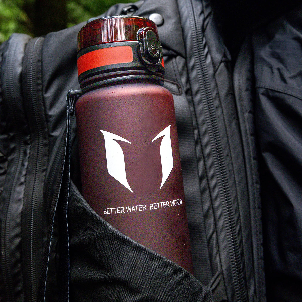 Sparrow Water Bottle 500ml/750ml/1L BPA-Free Tritan Drinks Bottle One-Click