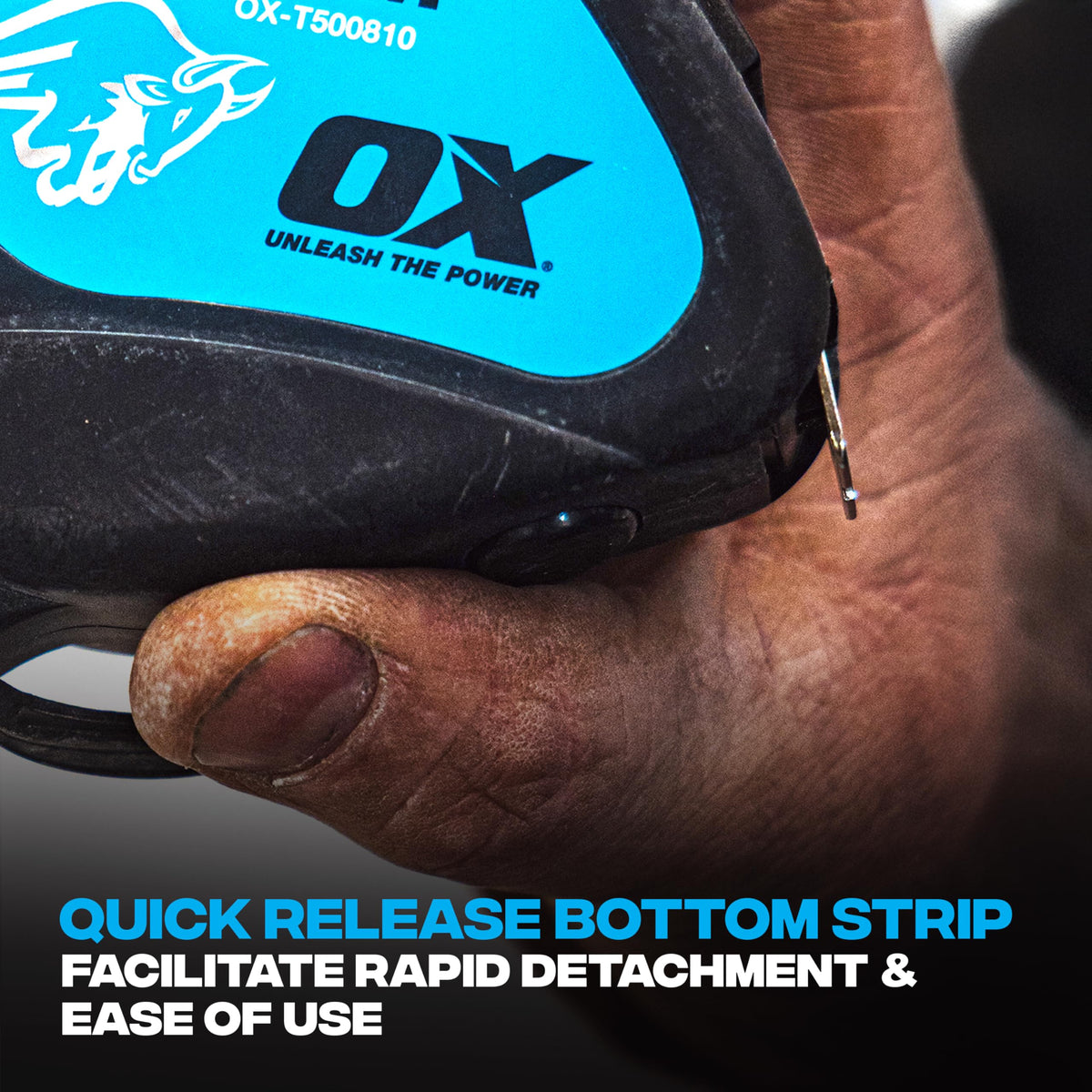 OX Trade 8m Tape Measure Twinpack - Metric & Imperial, Nylon Coated Blade