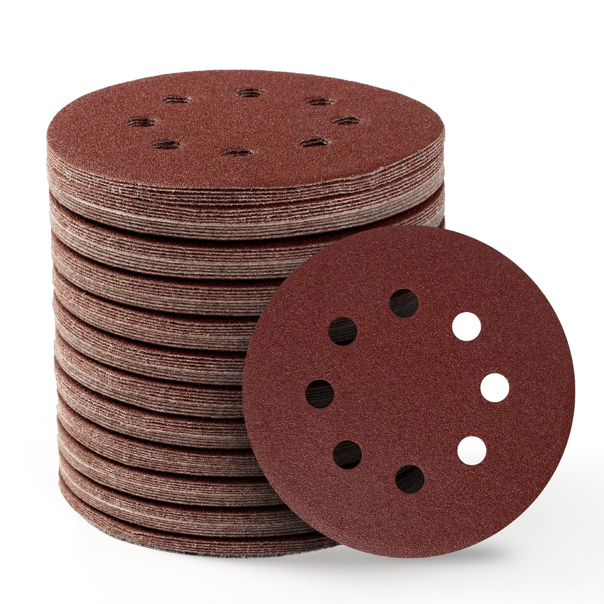 SATC Sanding Discs 150 Grit 110PCS Orbital Sander Discs 125mm Hook and Loop Round Orbital Sander Pads for Sanding