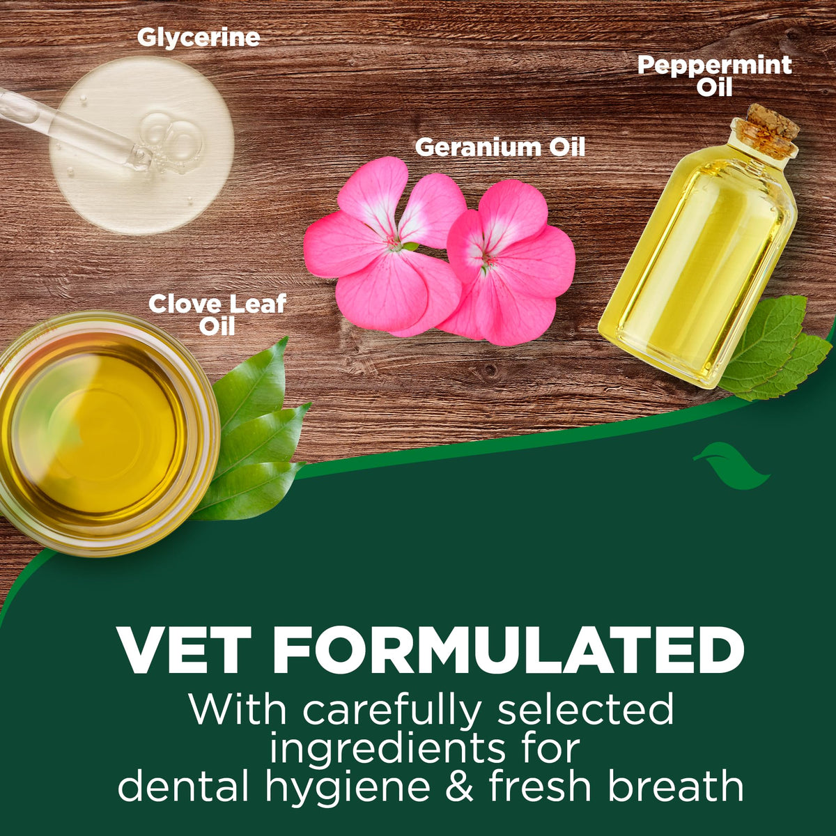 Vet's Best Dental Care Finger Wipes. 50 Disposable Wipes