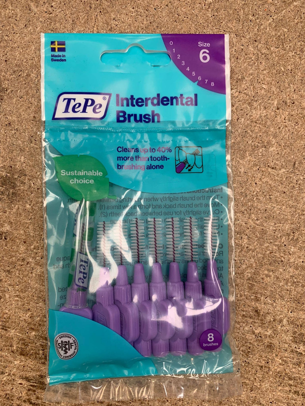 TePe EasyPick Toothpicks, Orange, ISO XS-S, 36pcs, Travel Case Included