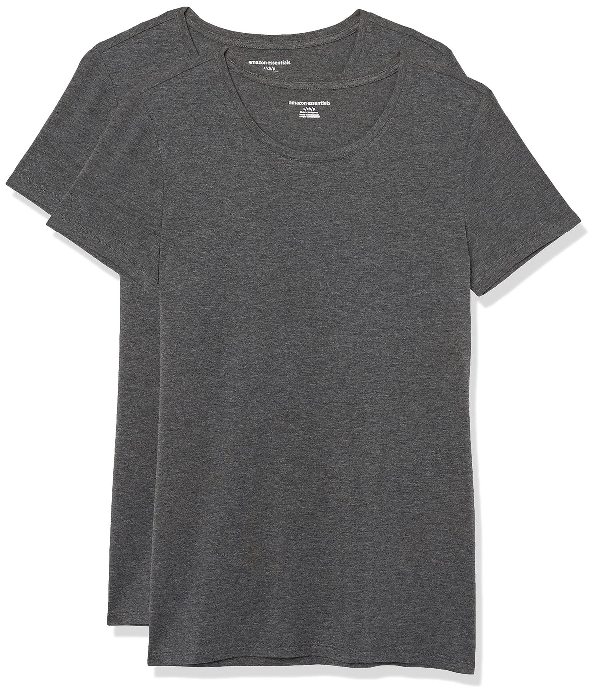 Amazon Essentials Women's Regular-Fit Short-Sleeve Crewneck T-Shirt, Multipacks
