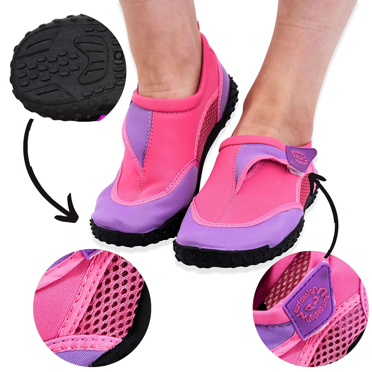Aqua Beach Surf Wet Water Shoes Boys Girls Mens Womens Unisex Wetsuit Boots