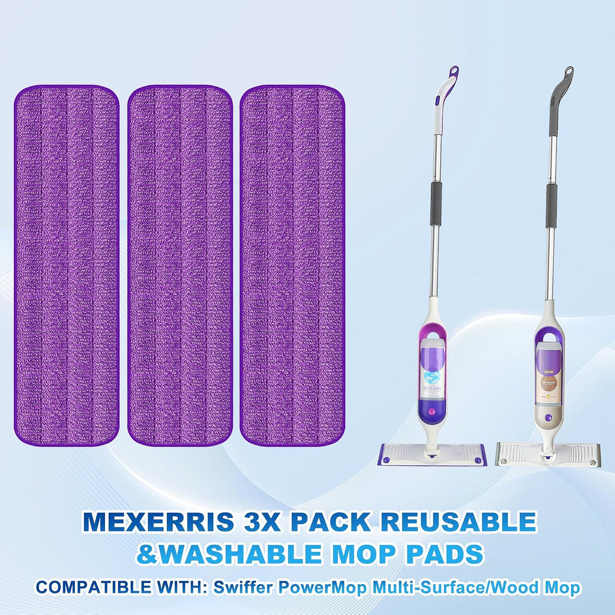 Spray Mop with 3 Washable Pads for Cleaning Floors: Microfibre Floor Mop
