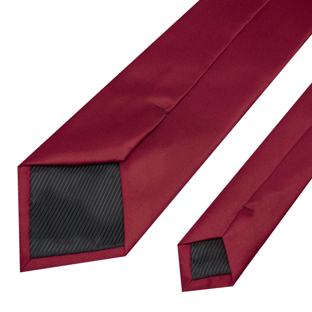 RBOCOTT Solid Color Tie Mens Necktie for Business and Wedding Party