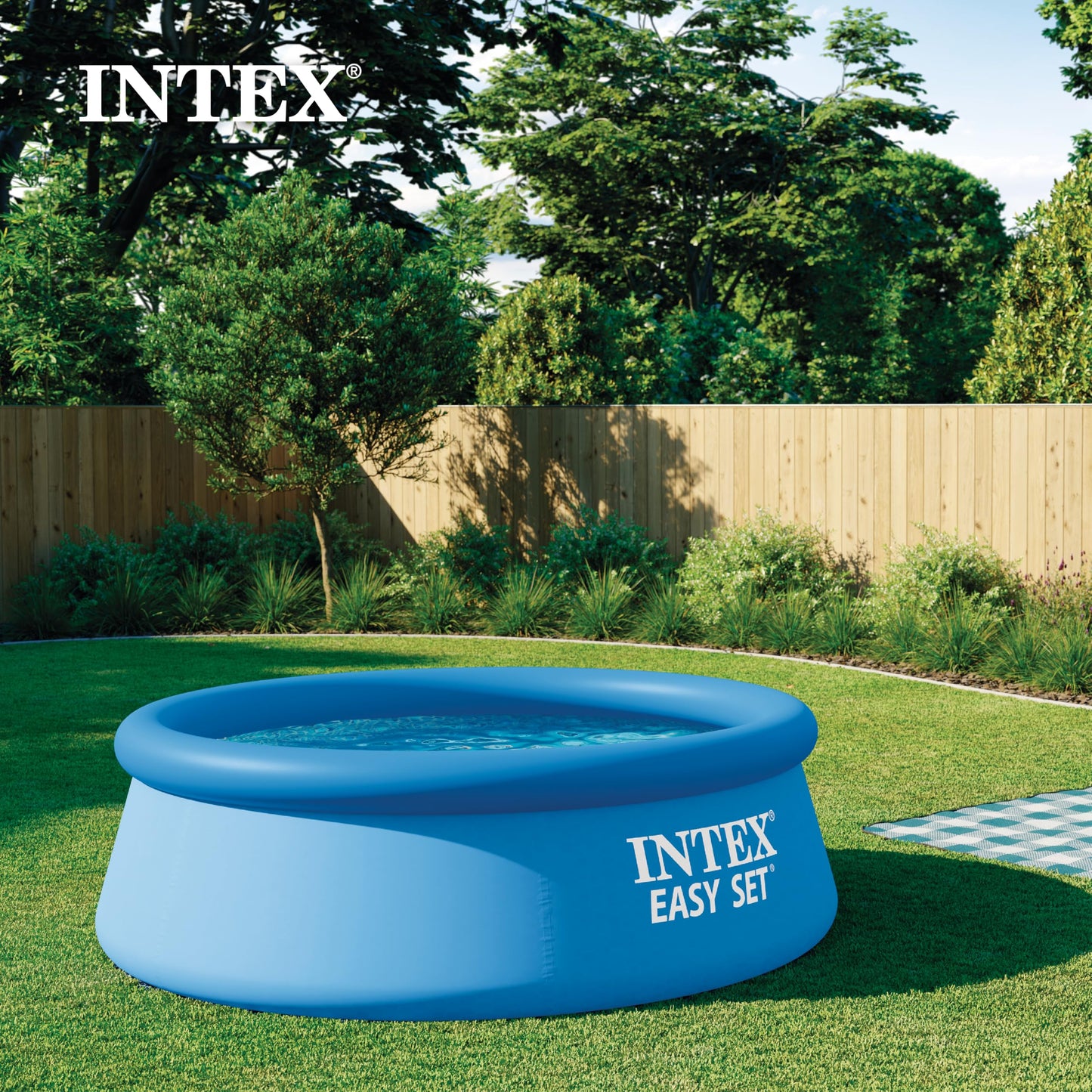 Intex 6ft x 20in Easy Set Swimming Pool #28101, Blue