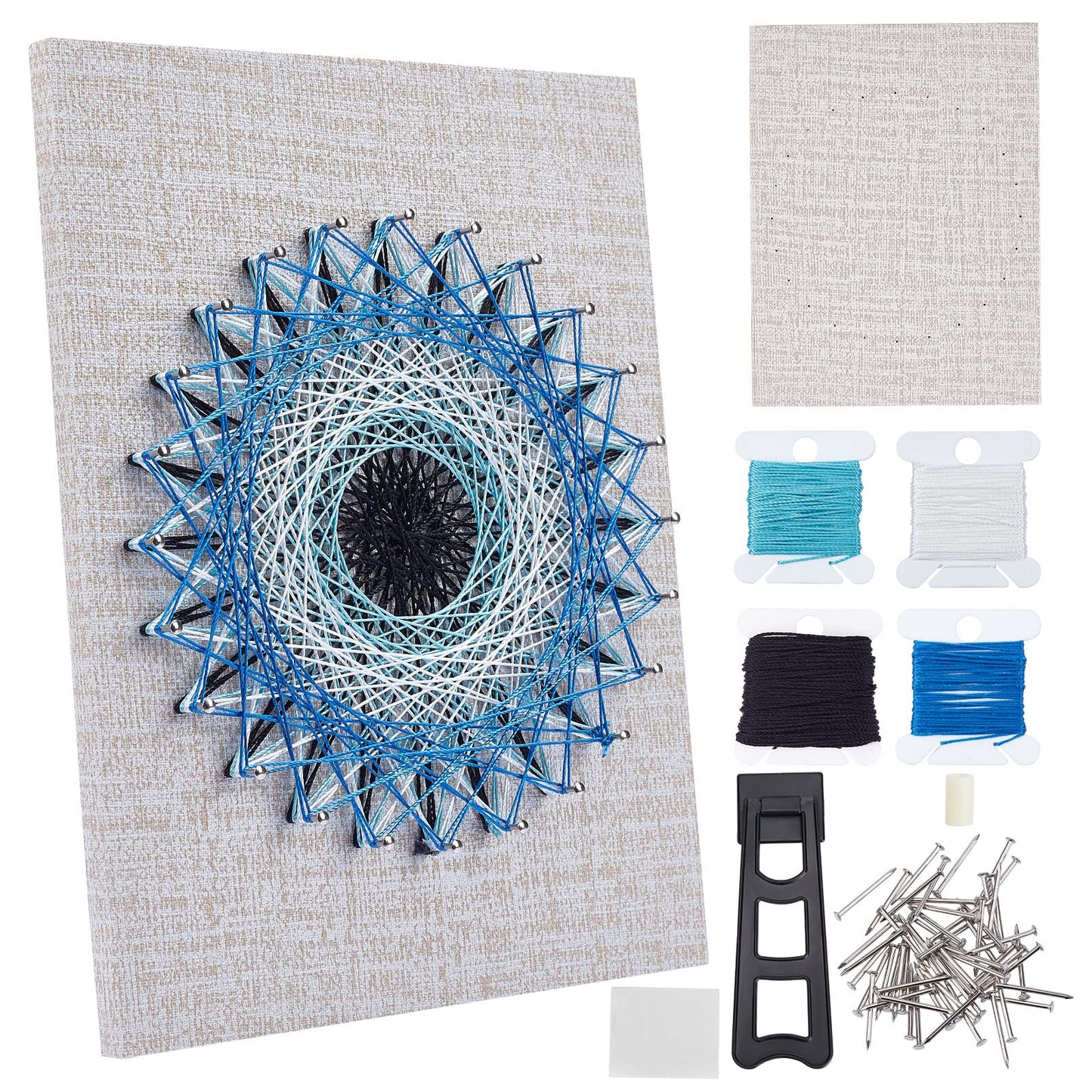 WEBEEDY 3D String Art Kit for Adults Beginners, DIY Bee String Art and Craft Kit Include All Accessories and Frame, Home Wall Decor Birthday Party Handmade Gift for Women Mother's Day Holiday