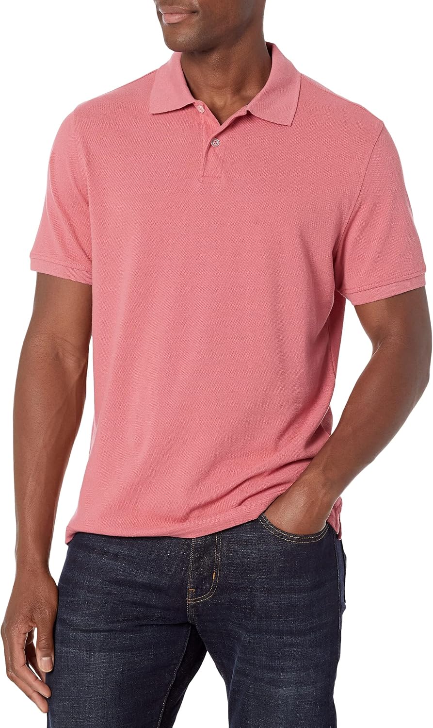 Amazon Essentials Men's Slim-Fit Cotton Pique Polo Shirt (Limited Edition Colors)