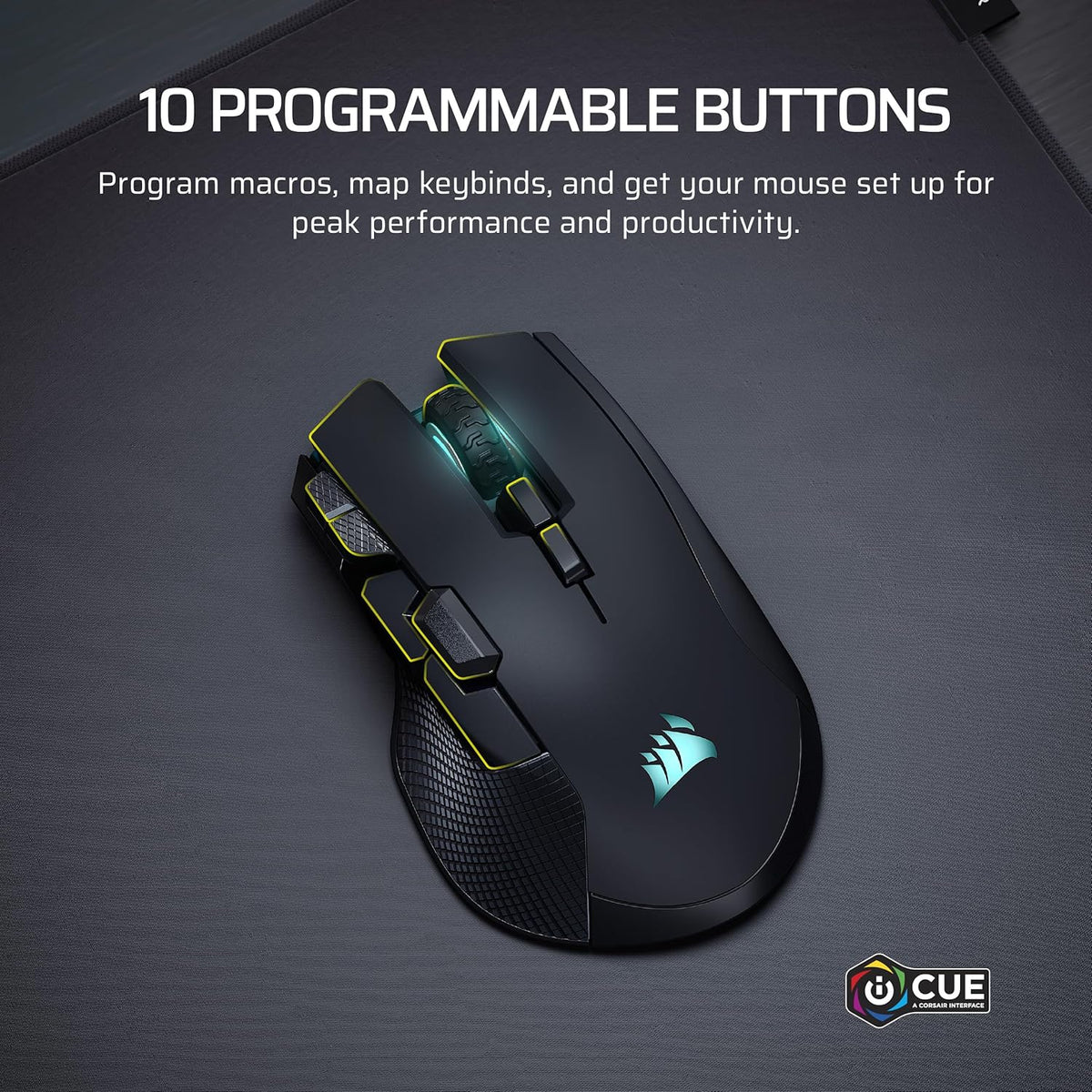 Corsair IRONCLAW WIRELESS SE (2026) Gaming Mouse – Black