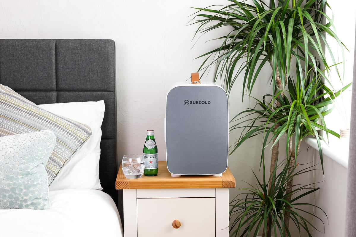 Subcold Pro4 Mini Fridge 4L, Quiet Small Fridge for Bedroom, AC & USB