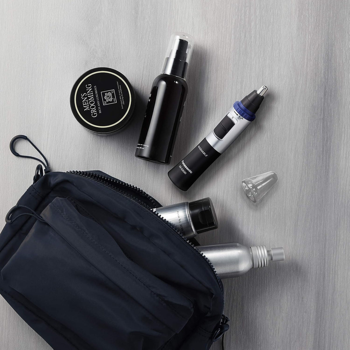Panasonic ER-GN30-K503 Nose, Ear & Facial Hair Wet and Dry Trimmer with Vortex Cleaning System